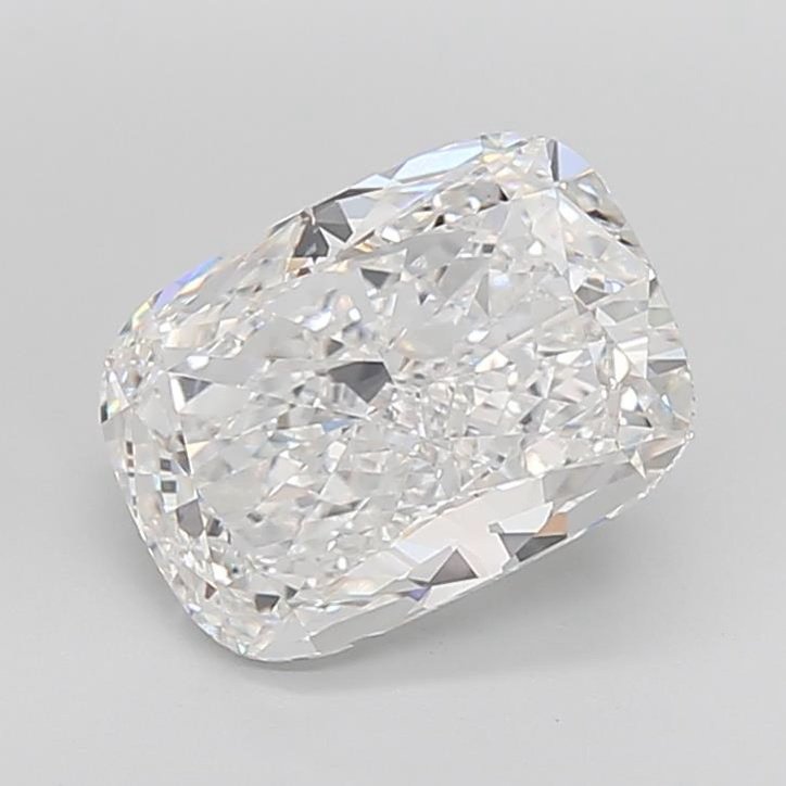 5.62ct E VVS2 Rare Carat Ideal Cut Cushion Lab Grown Diamond