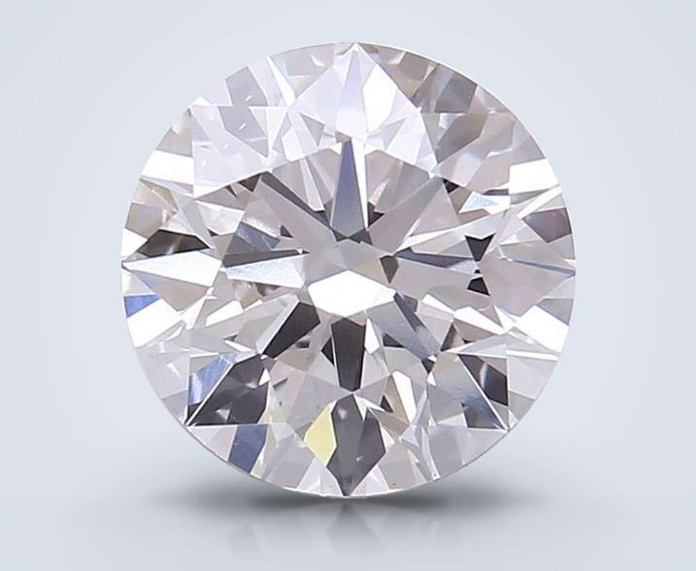 3.77 Carat Round Lab Diamond