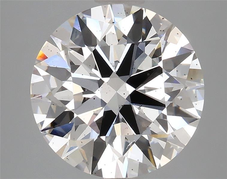 4.08ct F SI1 Rare Carat Ideal Cut Round Lab Grown Diamond