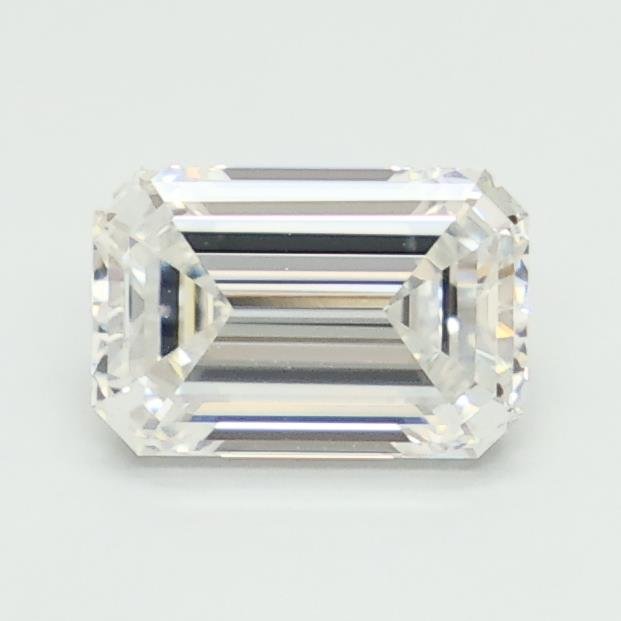 1.04ct F VVS2 Rare Carat Ideal Cut Emerald Lab Grown Diamond