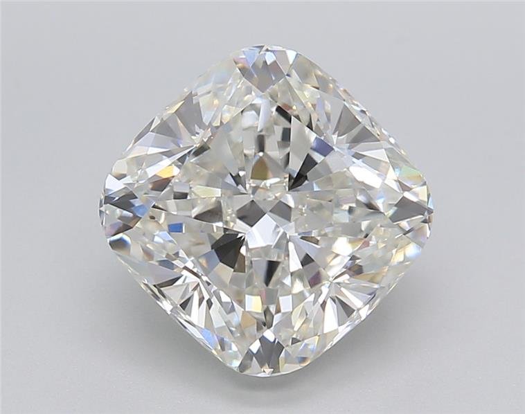 4.02ct F VVS2 Rare Carat Ideal Cut Cushion Lab Grown Diamond