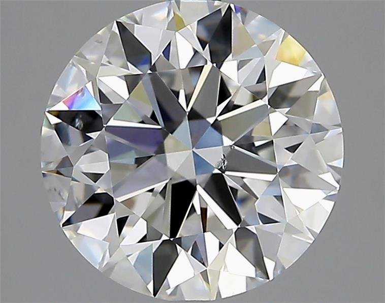 3.22ct E SI1 Rare Carat Ideal Cut Round Diamond