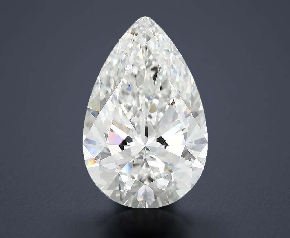 3.93 Carat Pear Lab Diamond