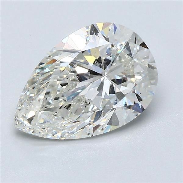 2.53ct I SI2 Rare Carat Ideal Cut Pear Diamond