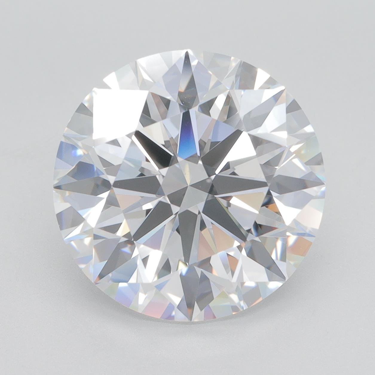 6.59ct D VVS1 Rare Carat Ideal Cut Round Lab Grown Diamond