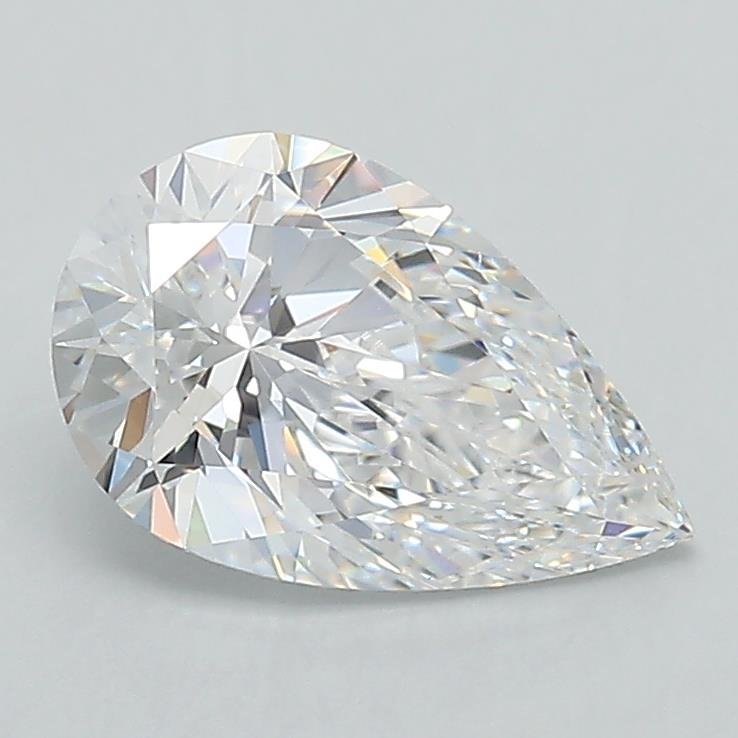 1.30ct D VS2 Rare Carat Ideal Cut Pear Lab Grown Diamond