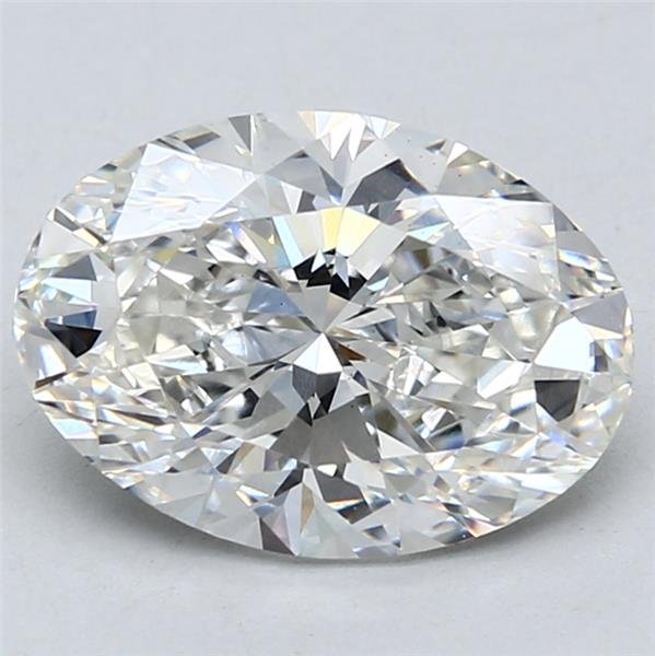 3.02ct F VS2 Very Good Cut Oval Lab Grown Diamond