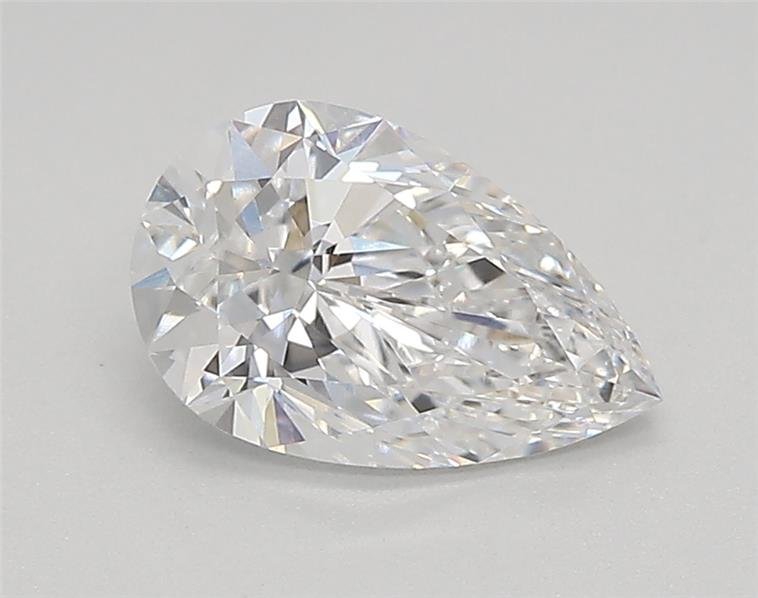 0.88ct D VVS2 Excellent Cut Pear Lab Grown Diamond