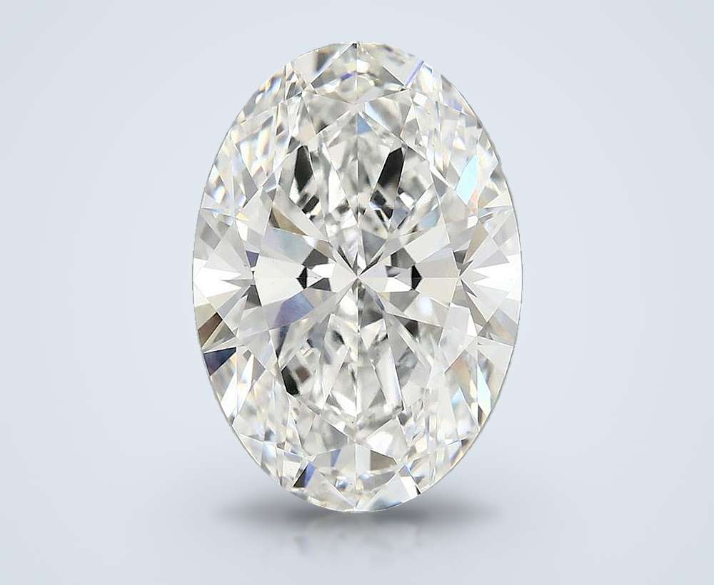 6.30 Carat Oval Lab Diamond