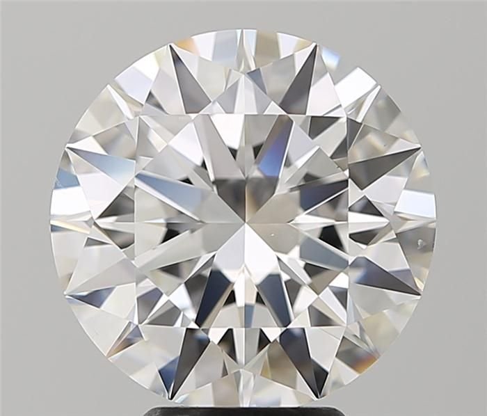 5.02ct E VS2 Rare Carat Ideal Cut Round Diamond