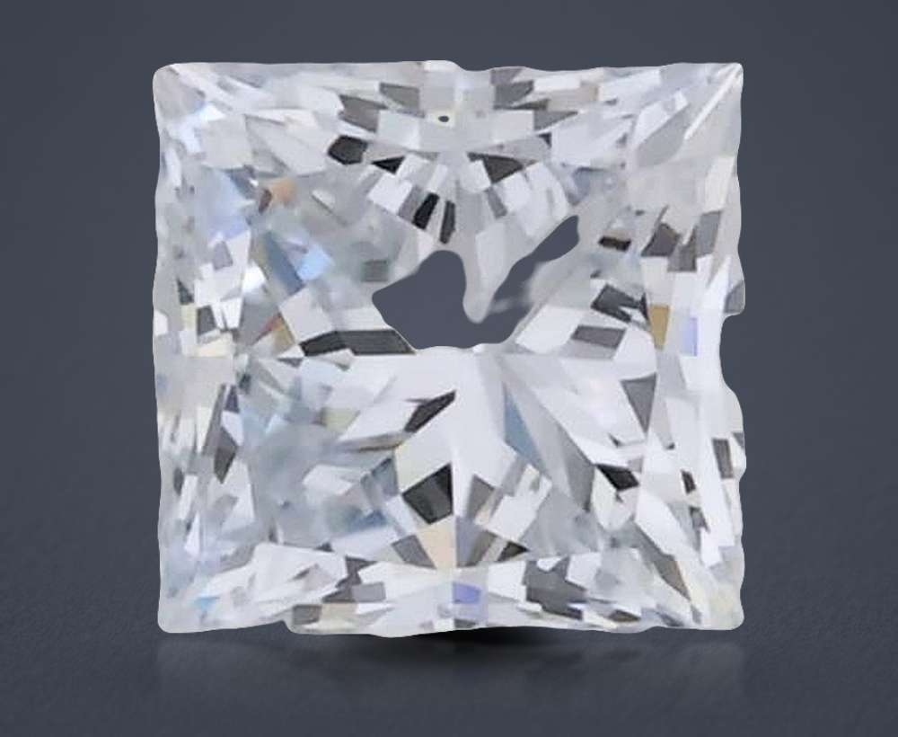 0.36 Carat Princess Lab Diamond