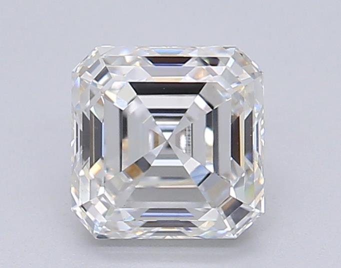 1.01ct F VS1 Rare Carat Ideal Cut Asscher Lab Grown Diamond