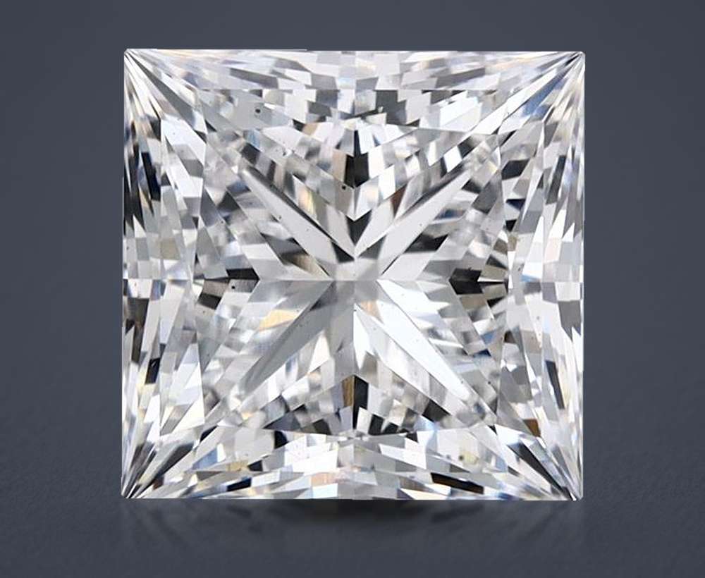 3.71 Carat Princess Lab Diamond