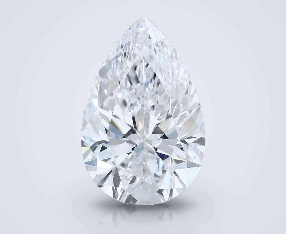 7.52 Carat Pear Lab Diamond