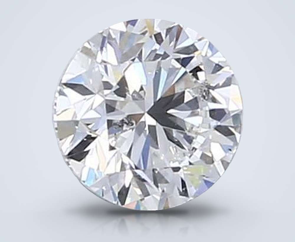 0.70 Carat Round Natural Diamond