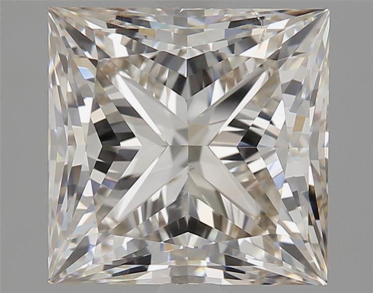 2.86ct K VS2 Rare Carat Ideal Cut Princess Diamond