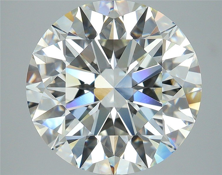 5.03ct J VS1 Rare Carat Ideal Cut Round Diamond