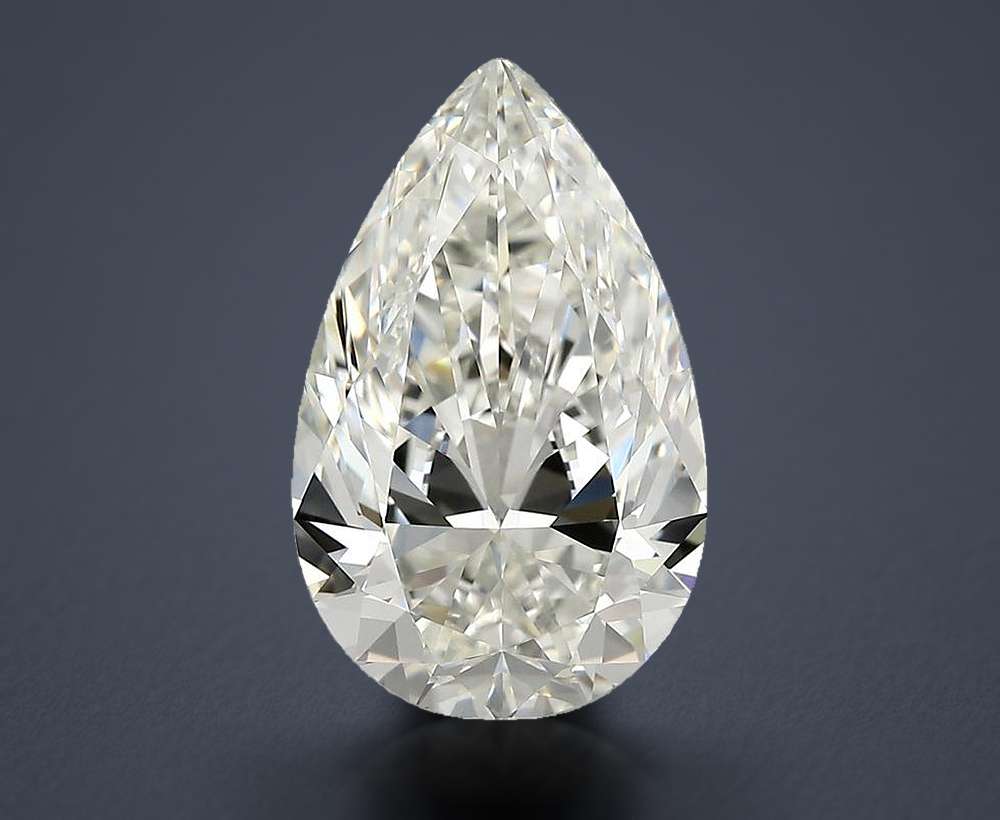 5.09 Carat Pear Natural Diamond