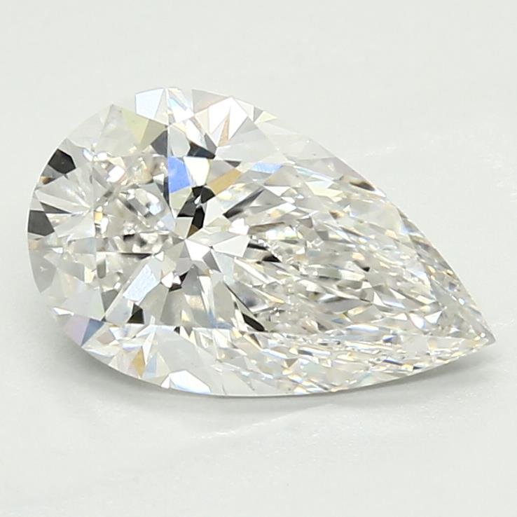 2.06ct F VS1 Rare Carat Ideal Cut Pear Lab Grown Diamond