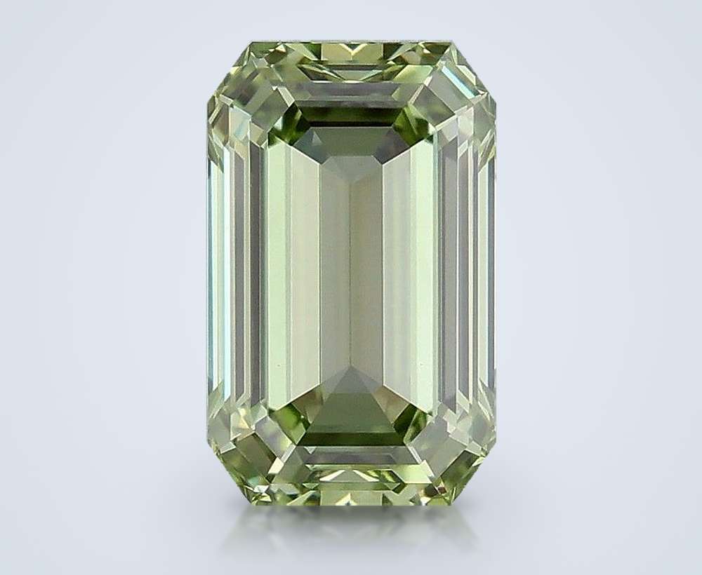 1.37 Ct. Fancy Vivid Green Emerald Lab Diamond
