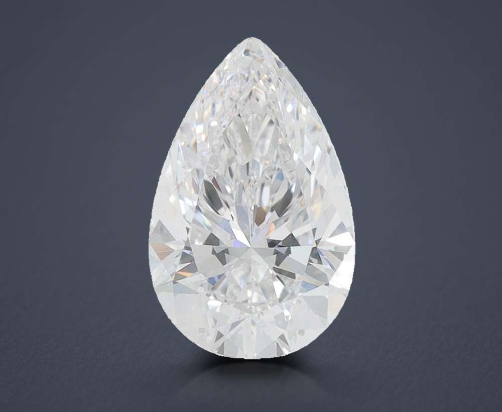 1.58 Carat Pear Lab Diamond