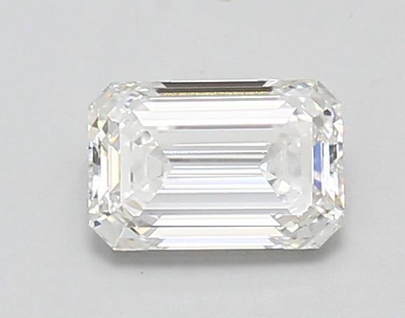 1.15ct E VVS2 Rare Carat Ideal Cut Emerald Lab Grown Diamond