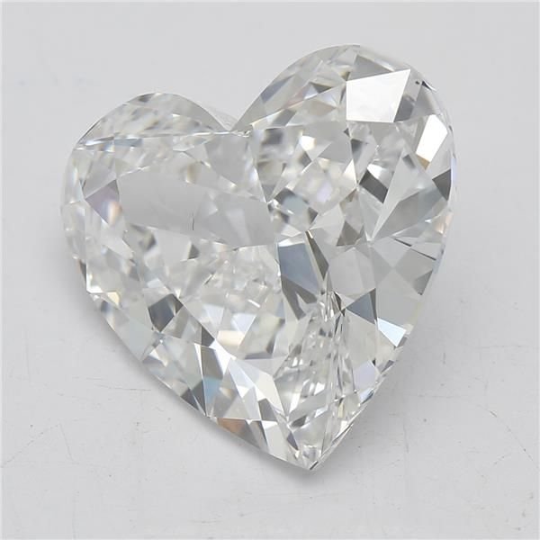 5.04ct E IF Very Good Cut Heart Diamond