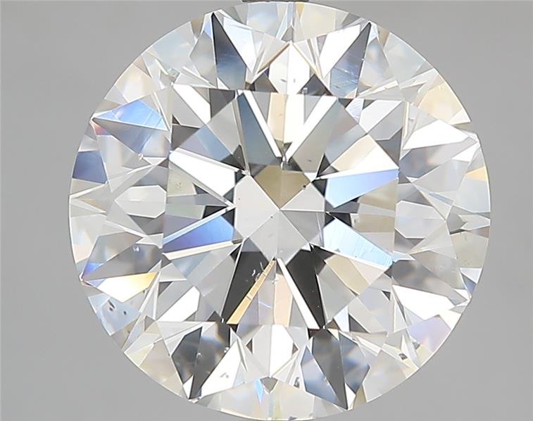 6.01ct I SI1 Rare Carat Ideal Cut Round Diamond