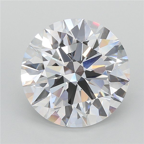 6.09 Carat Round Lab Diamond