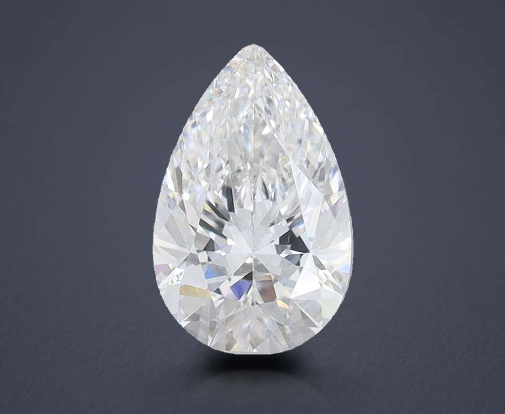 1.34 Carat Pear Lab Diamond