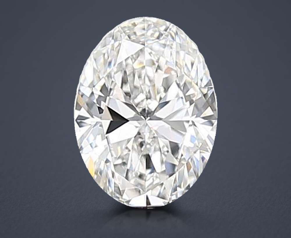 1.00 Carat Oval Lab Diamond