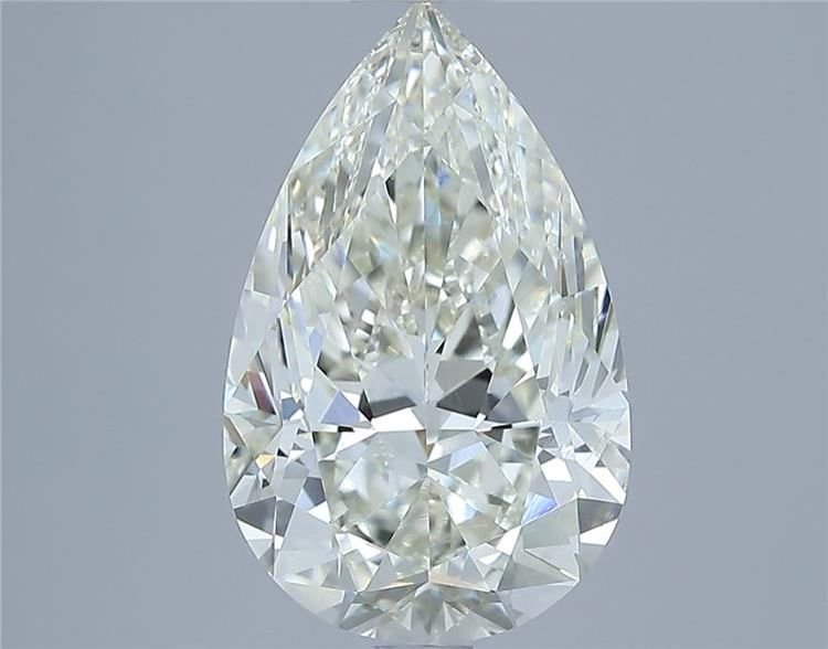 4.03ct J VS2 Rare Carat Ideal Cut Pear Diamond