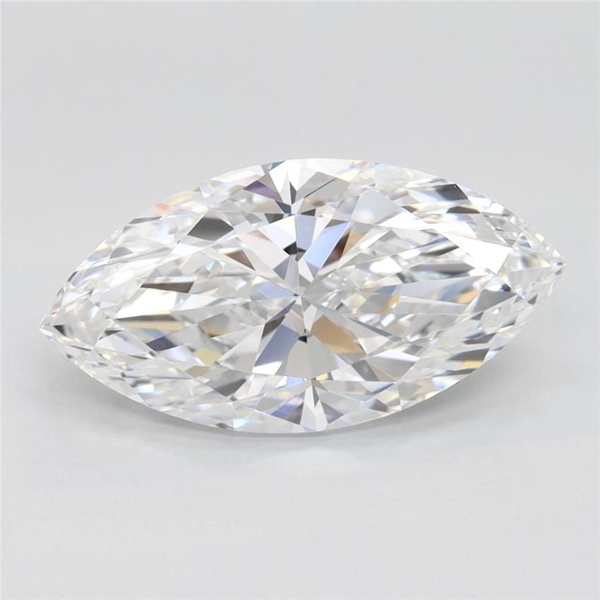 2.42ct D VVS1 Rare Carat Ideal Cut Marquise Lab Grown Diamond