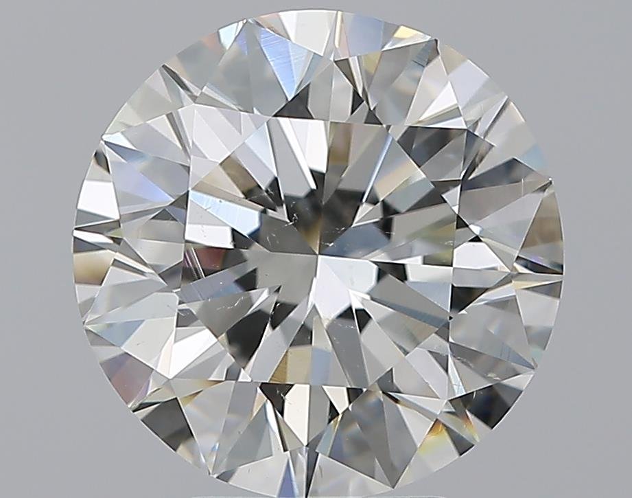 5.00ct J SI1 Rare Carat Ideal Cut Round Diamond