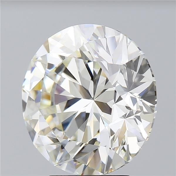 5.11ct K VVS2 Rare Carat Ideal Cut Round Diamond