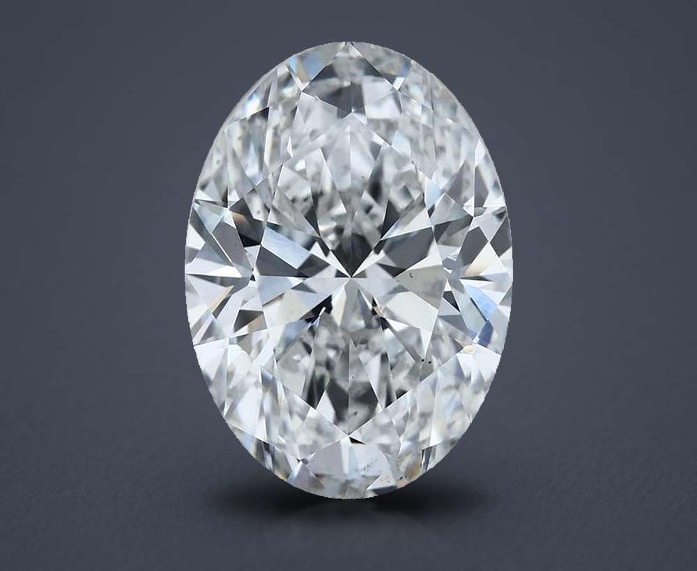 7.01 Carat Oval Lab Diamond