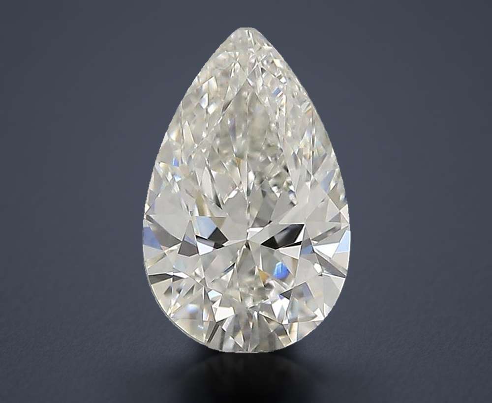 0.46 Carat Pear Natural Diamond