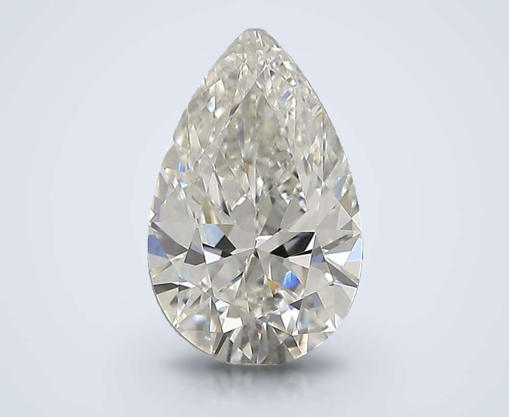 0.46 Carat Pear Natural Diamond
