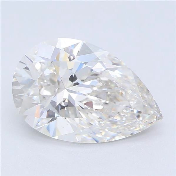 1.66ct G SI1 Rare Carat Ideal Cut Pear Lab Grown Diamond