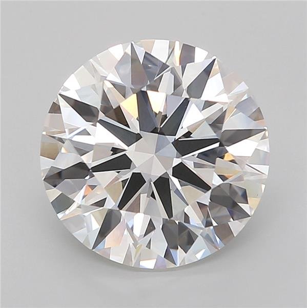 6.03ct F VVS2 Rare Carat Ideal Cut Round Lab Grown Diamond