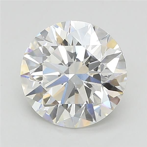 2.21ct E VS2 Rare Carat Ideal Cut Round Lab Grown Diamond