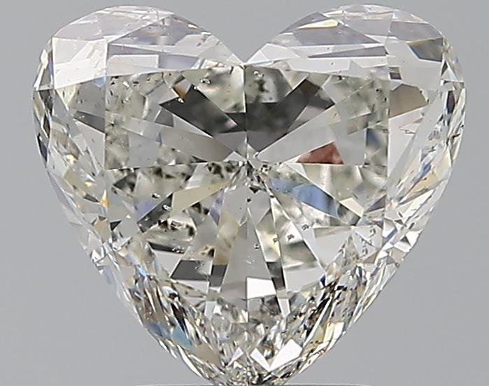 3.02ct H SI1 Very Good Cut Heart Diamond