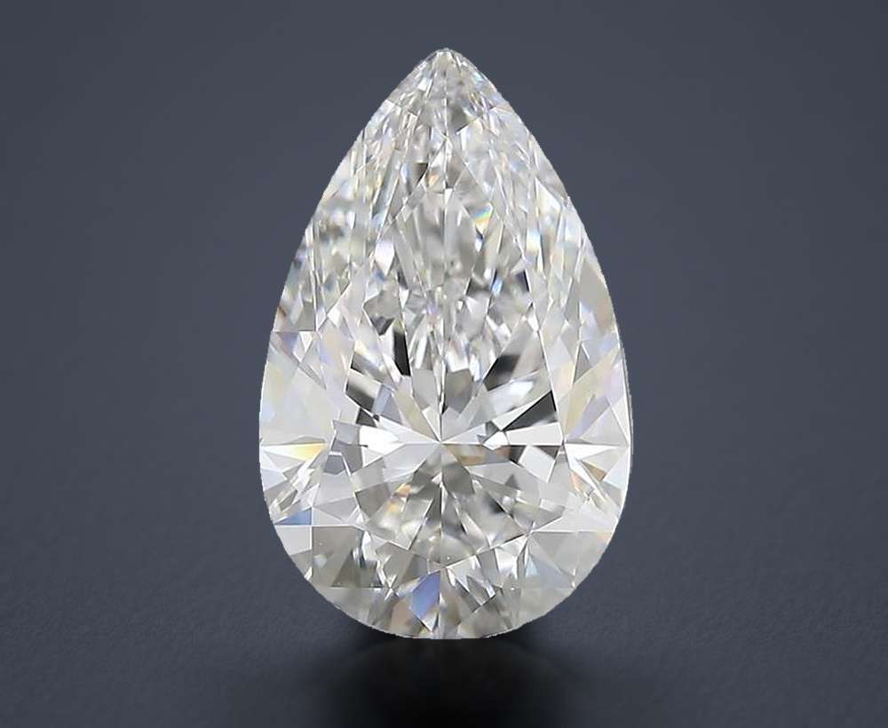 3.40 Carat Pear Lab Diamond