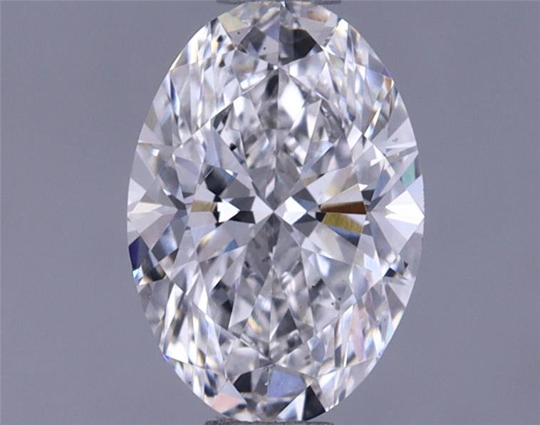 0.72ct F VS2 Rare Carat Ideal Cut Oval Lab Grown Diamond