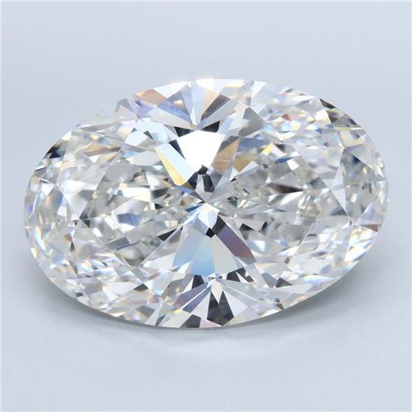 7.64ct G VS1 Rare Carat Ideal Cut Oval Lab Grown Diamond