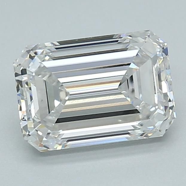 1.65ct D VS1 Rare Carat Ideal Cut Emerald Lab Grown Diamond