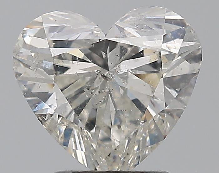 2.00ct H SI2 Rare Carat Ideal Cut Heart Diamond