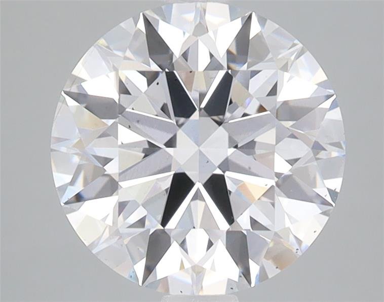 2.59ct D SI1 Rare Carat Ideal Cut Round Lab Grown Diamond