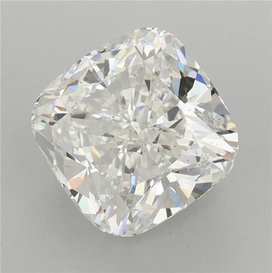 3.22ct F VS2 Very Good Cut Cushion Lab Grown Diamond
