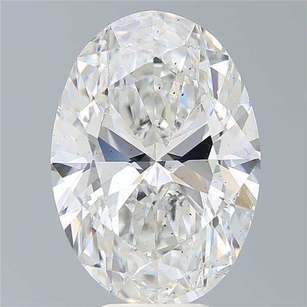 7.23ct G SI1 Rare Carat Ideal Cut Oval Lab Grown Diamond